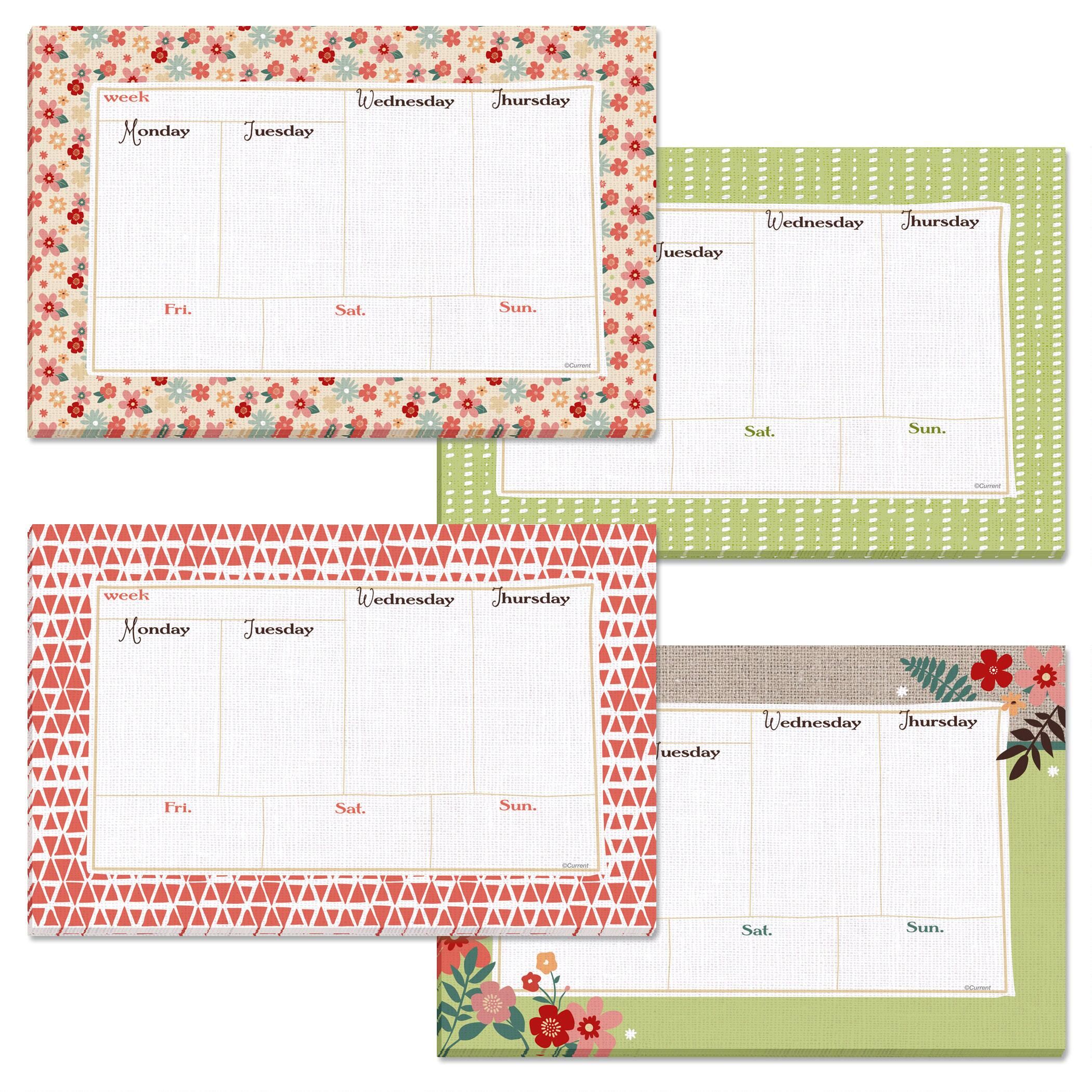 Weekly Calendar Pad | Current Catalog