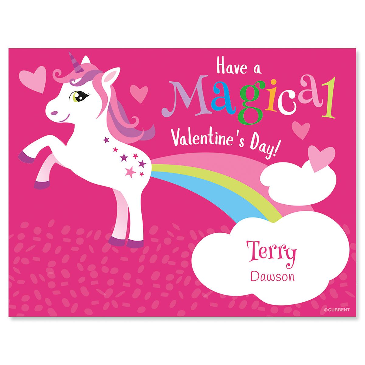 Personalized Unicorn Kids' Valentines | Current Catalog