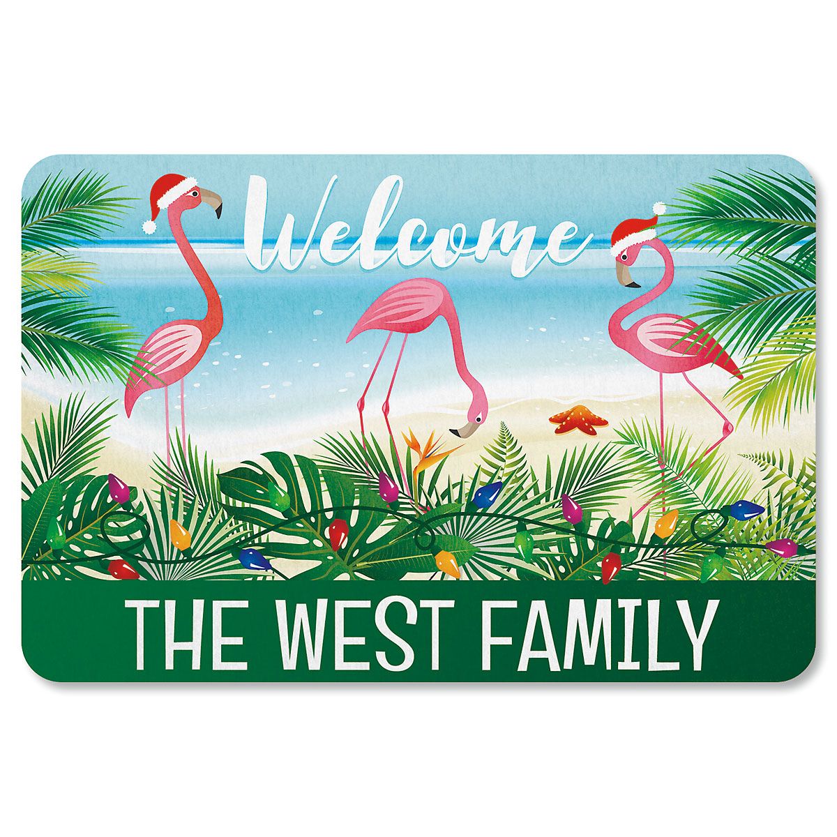 personalized christmas doormats holiday flamingo personalized christmas doormat current catalog personalized christmas doormats holiday flamingo personalized christmas doormat current catalog