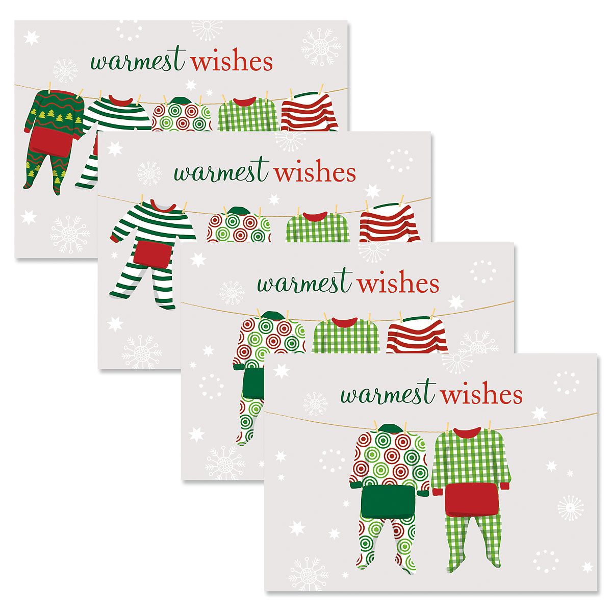 Pajama Christmas Card 