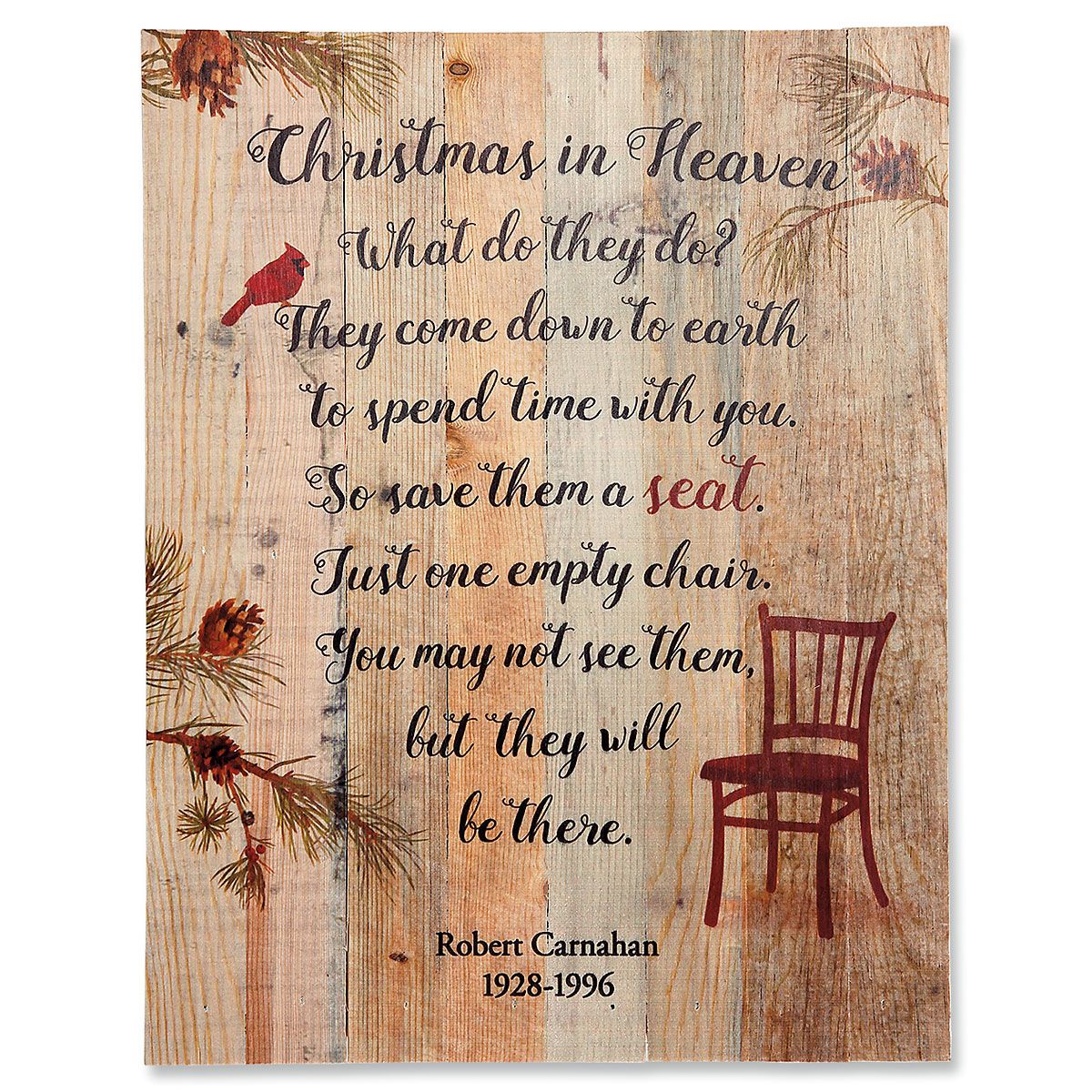 Personalized Christmas in Heaven Plaque | Current Catalog