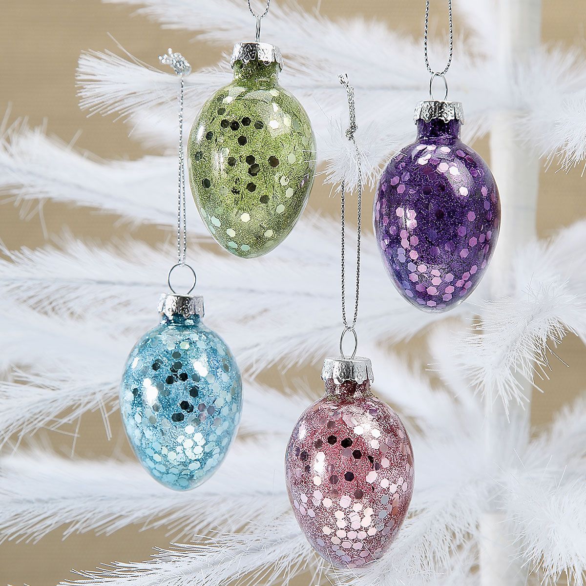 Glitter Glass Easter Egg Ornaments Current Catalog