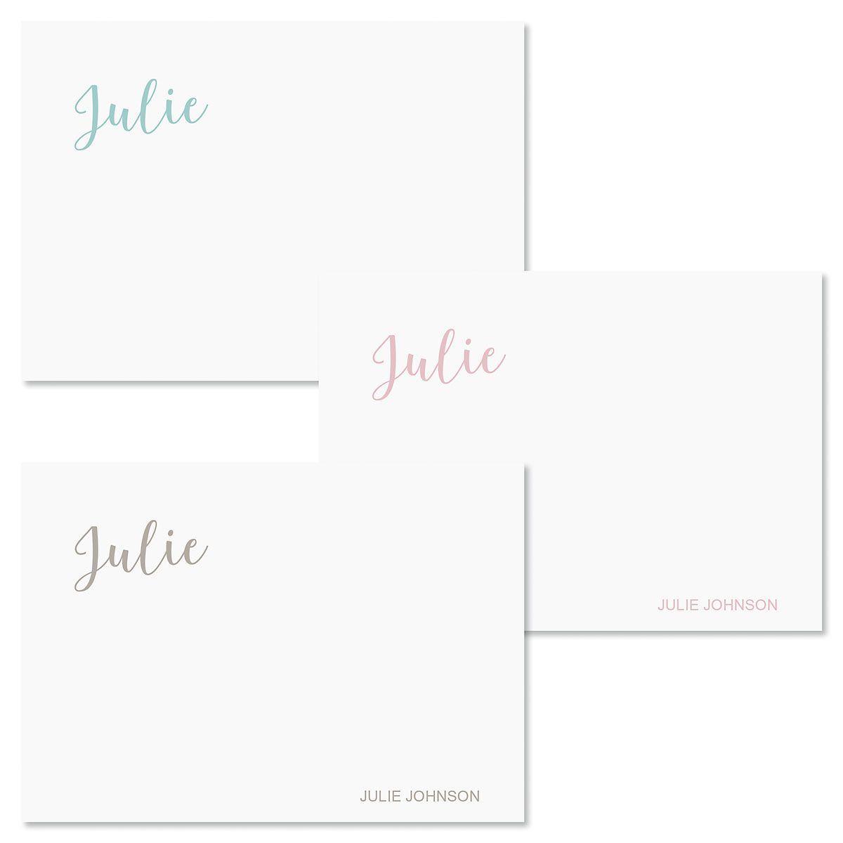 Hand Script Personalized Note Cards Current Catalog