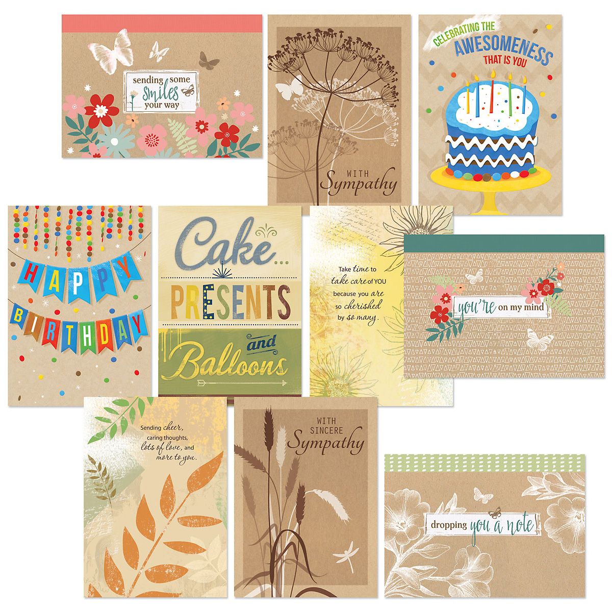 80-Card Mega All Occasion Greeting Cards Value Pack | Current Catalog