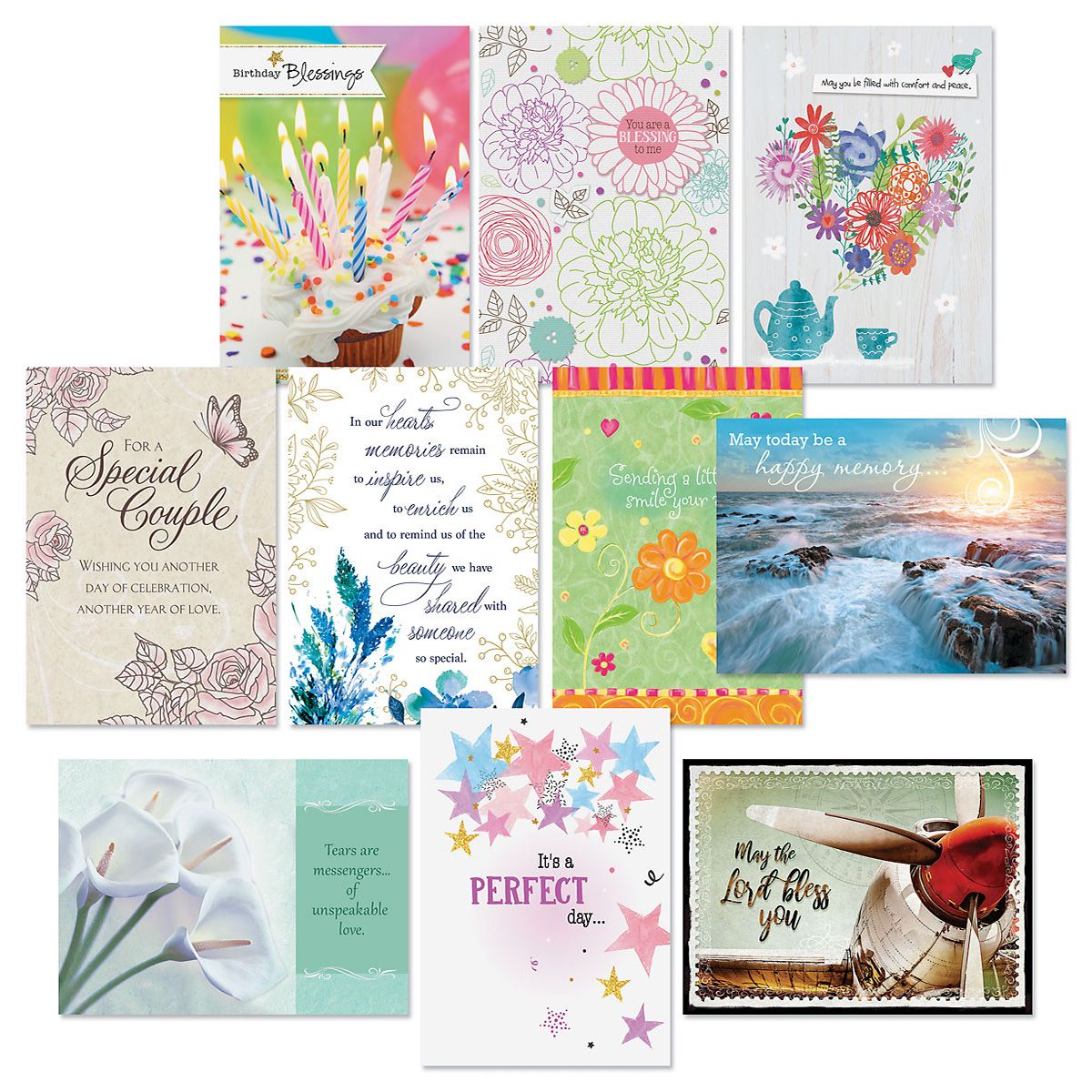 80-Card Mega All Occasion Greeting Cards Value Pack | Current Catalog
