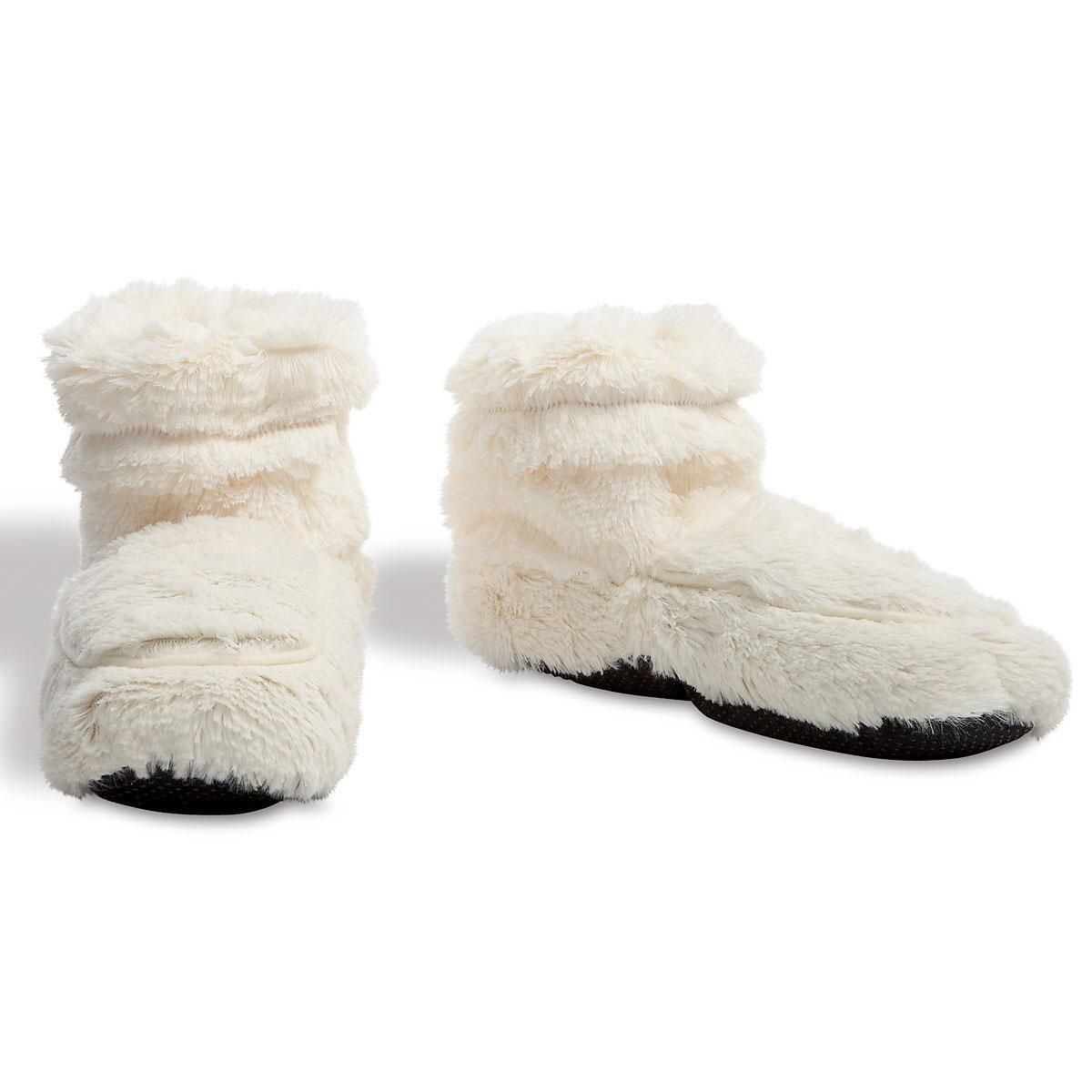 white slipper boots