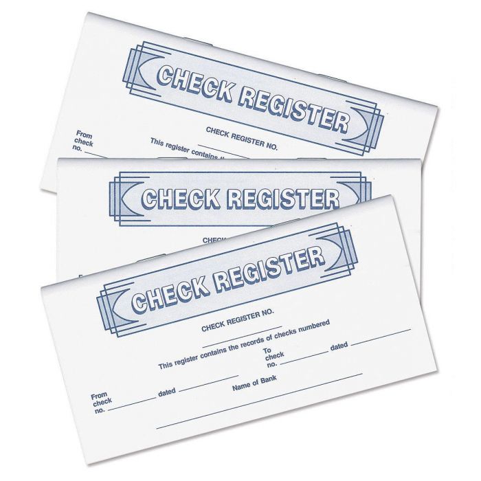 printing checkbook registers