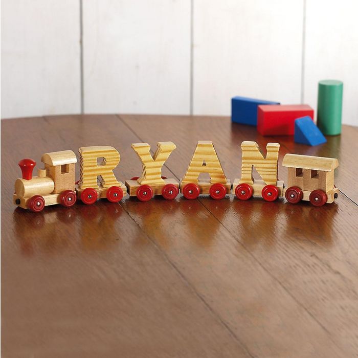 Wooden Name Train Cur Catalog