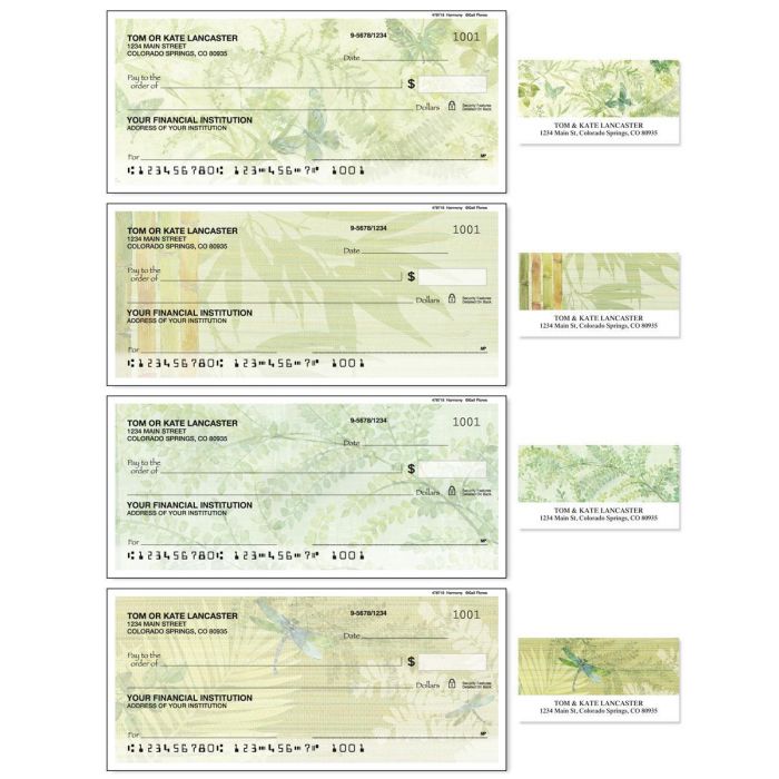 Harmony Single Checks With Matching Address Labels Current Catalog