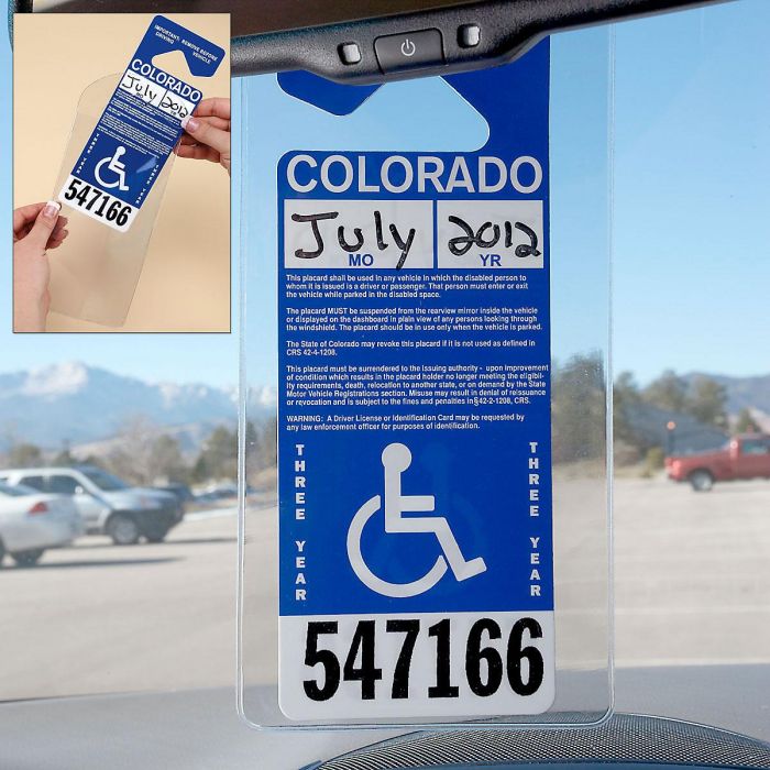Handicap Placard Holder Current Catalog