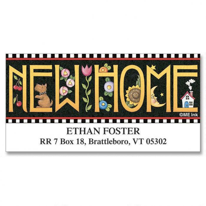 New Home Deluxe Address Labels Current Catalog