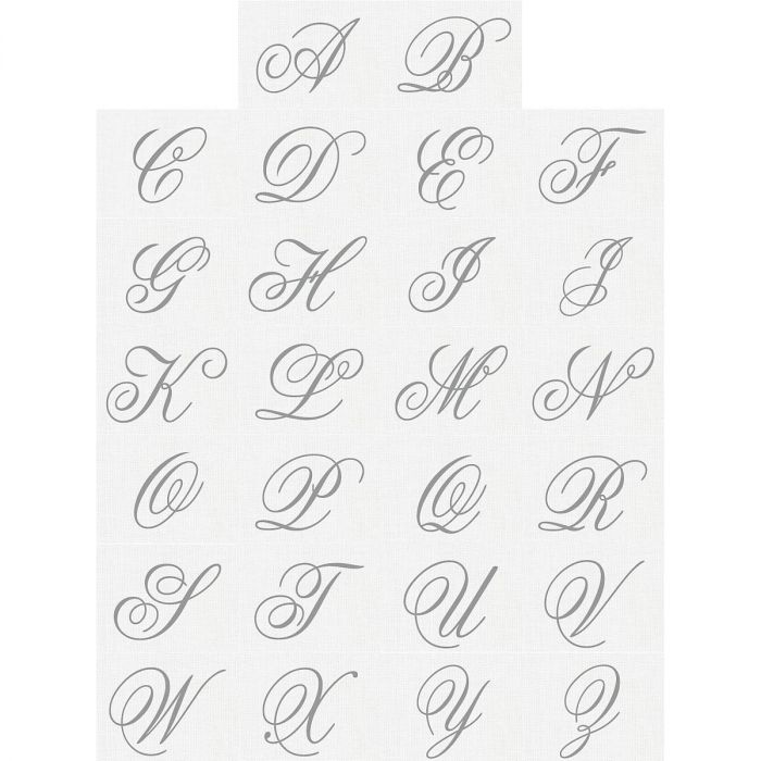 Brushed Initial Select Address Labels | Current Catalog