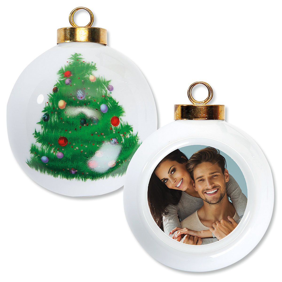 Full Photo Ornament Round Tree Current Catalog