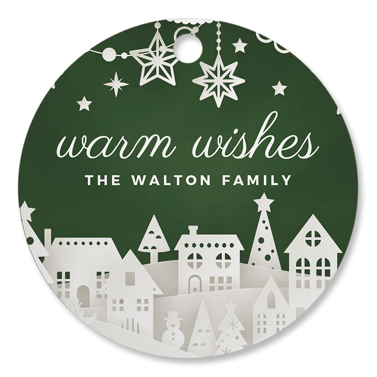 Snow Globe Ceramic Personalized Christmas Ornament Current Catalog