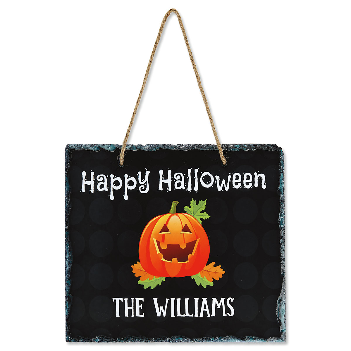 Personalized Hallloween Hanging Stone | Current Catalog