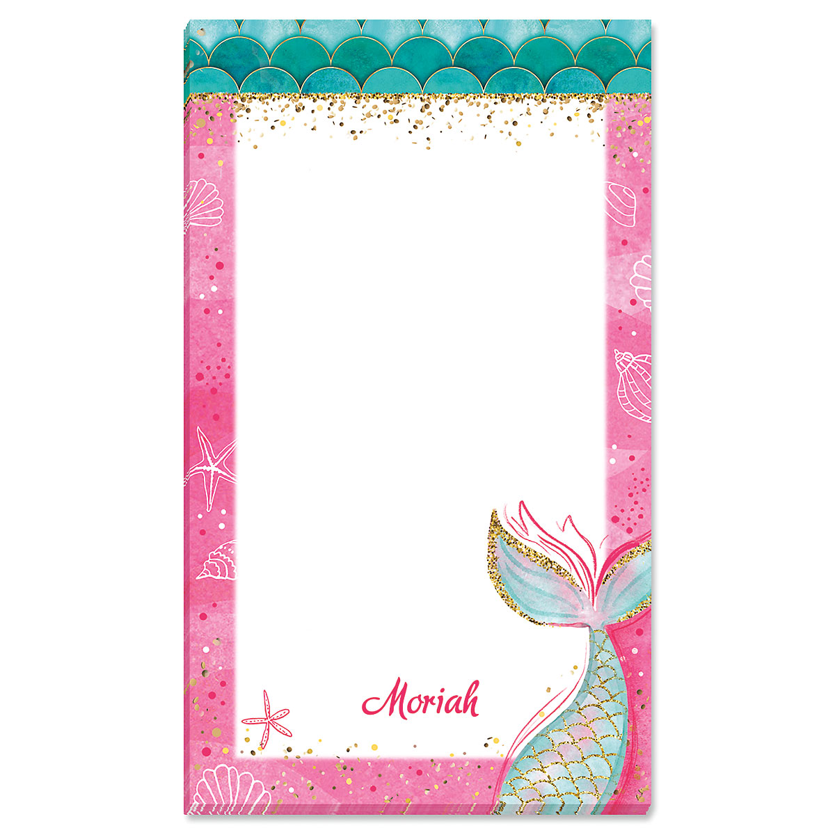 Notepad Mermaid Mermaid Tail Personalized Notepad | Current Catalog