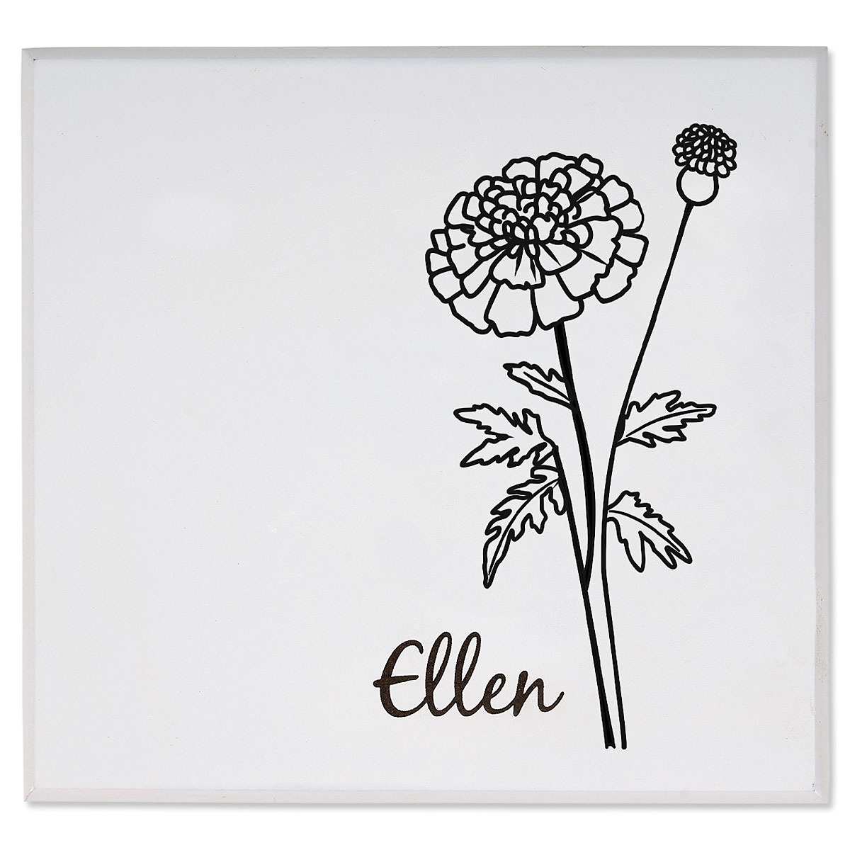 October Birth Flower Personalized Wood Jewelry Box 819263J Current