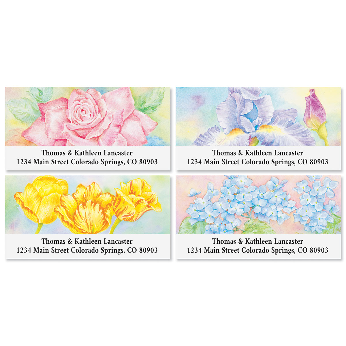 Floral Fancy Deluxe Address Labels Current Catalog