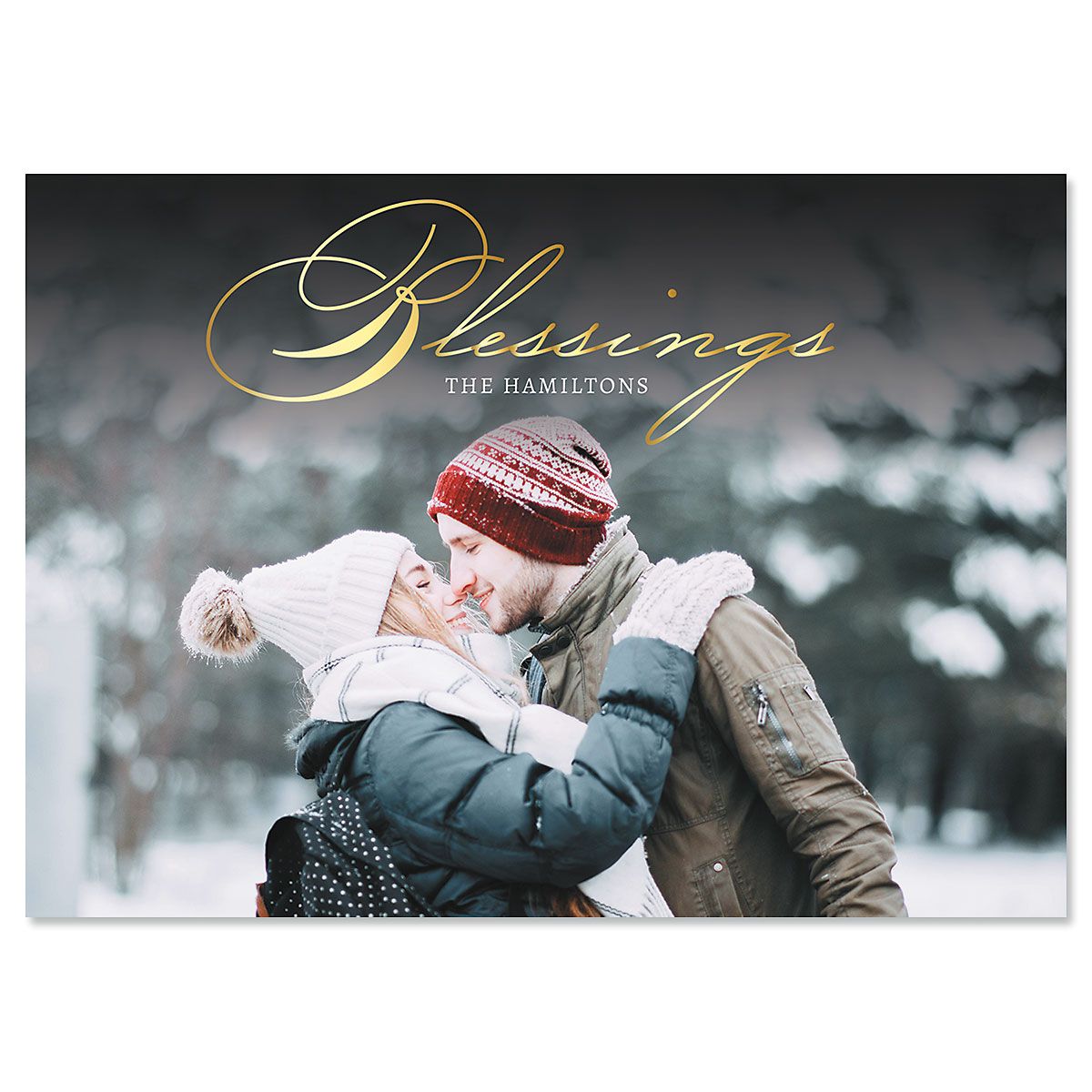 Blessings Photo Christmas Cards - 10
