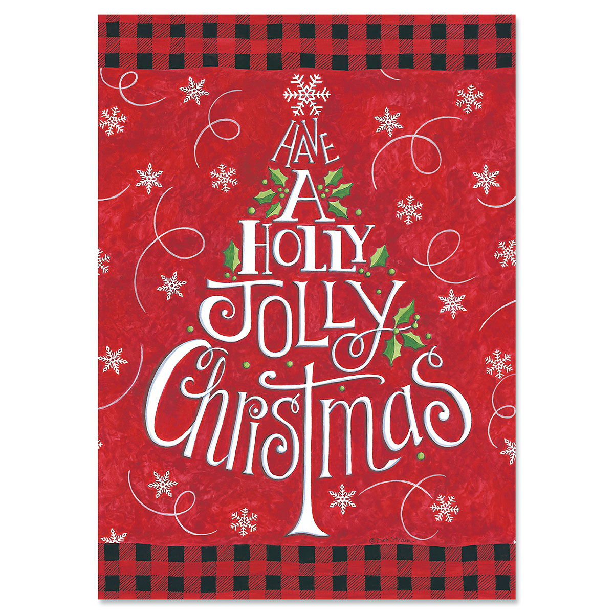 Set of 18 Holly Jolly Christmas Cards and Envelopes | Current Catalog