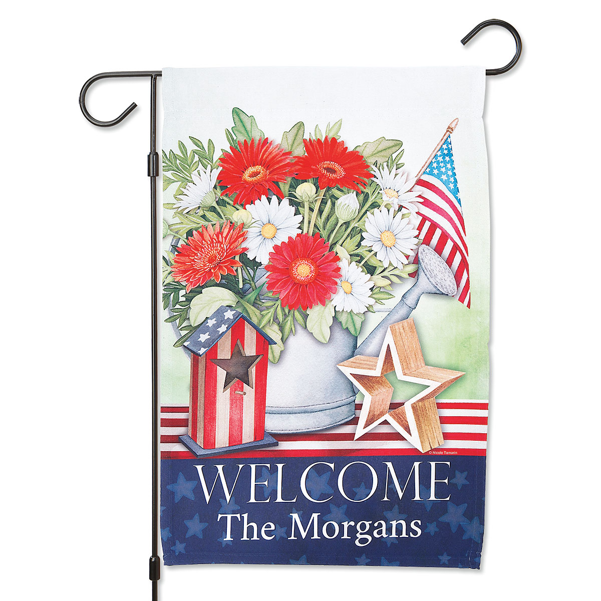 Patriotic Personalized Garden Flag | Current Catalog