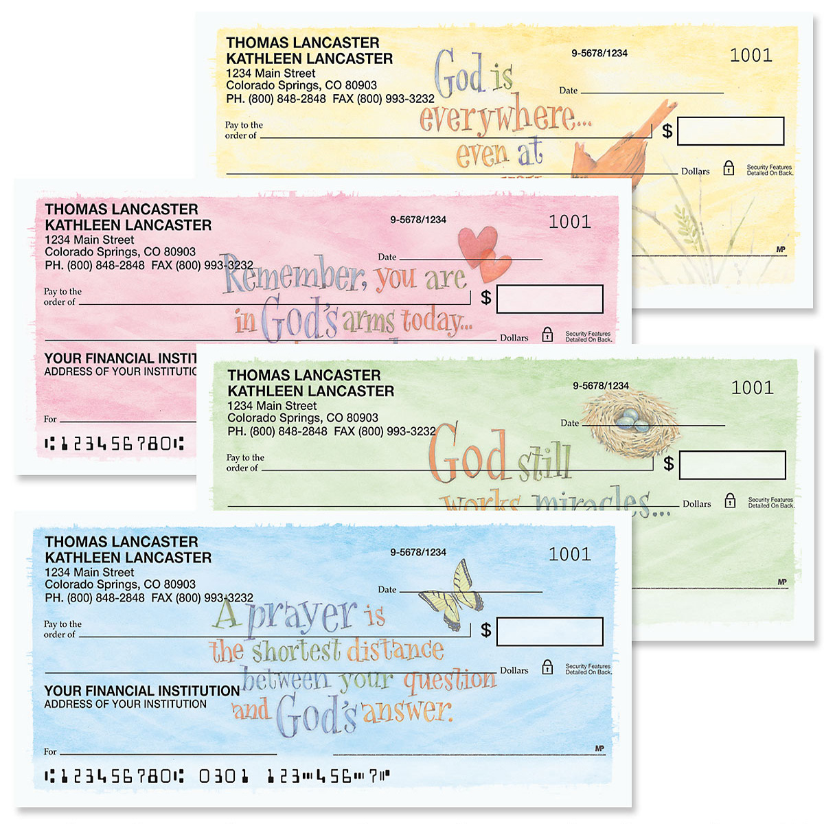 Scripture Checks Faith Single Checks | Current Catalog