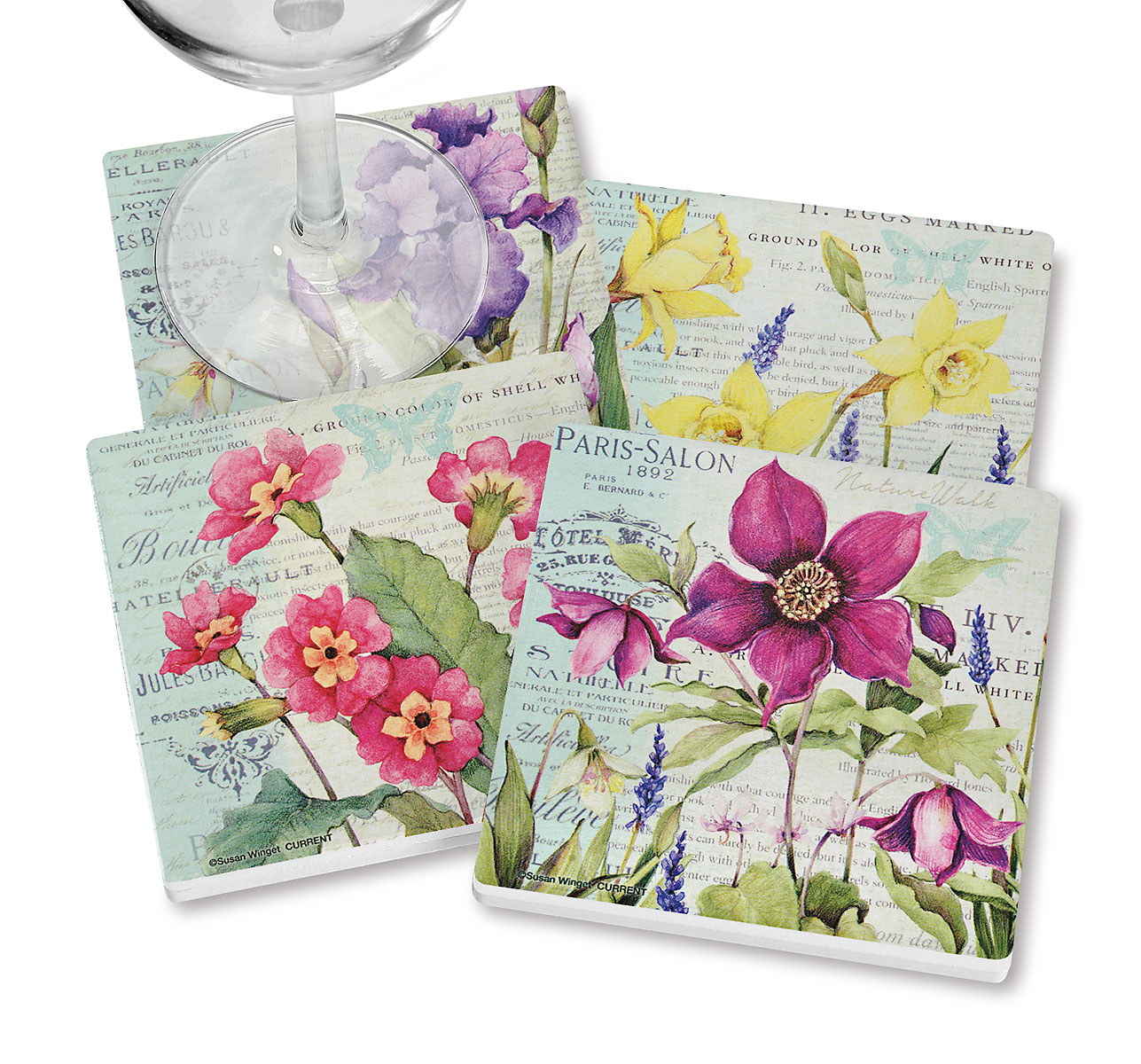 Botanical Florals Coasters Current Catalog