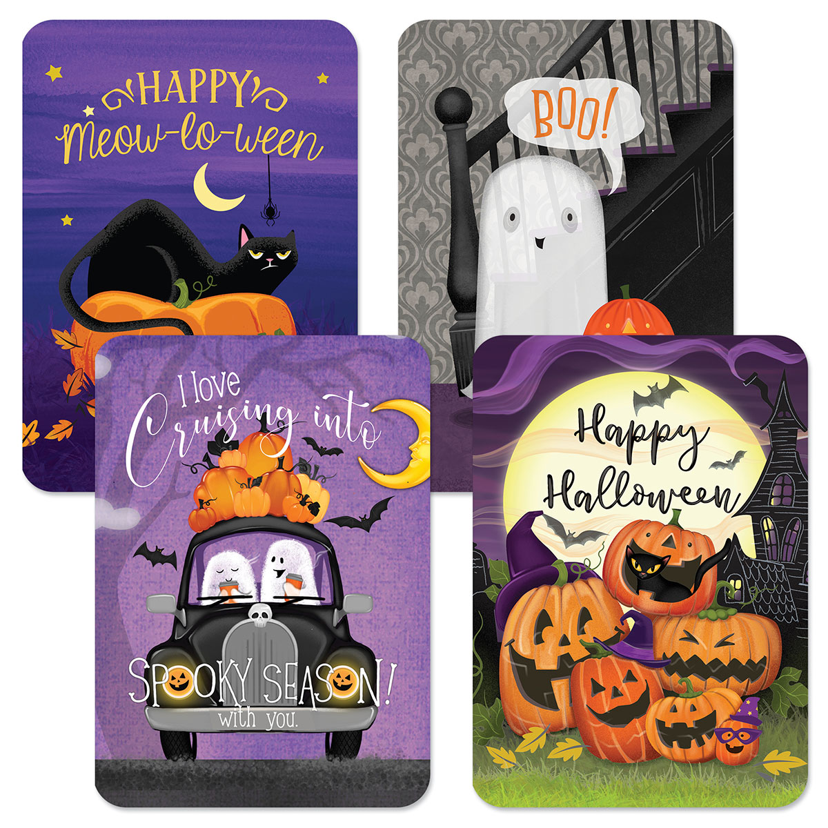 Diecut Spooky Nights Halloween Cards | Current Catalog