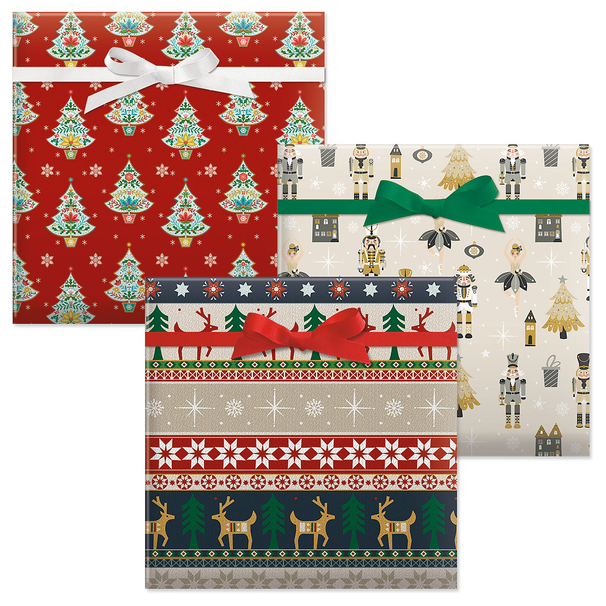 Nutcracker Flat Gift Wrap Sheets - BOGO | Current Catalog