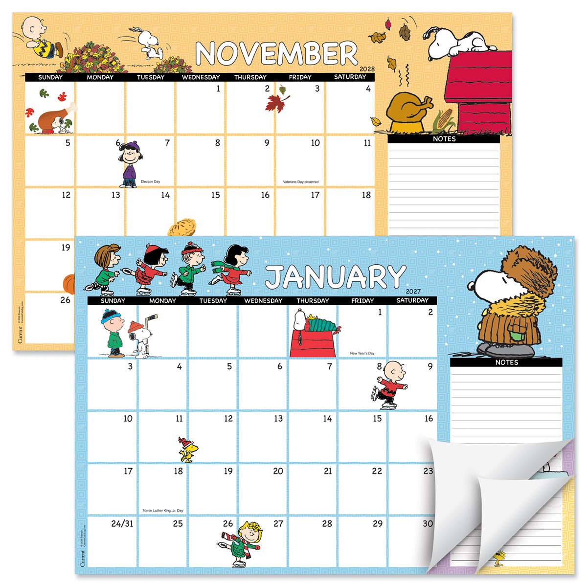 EVA SCHULZE KNABE（エヴァ　シュルツ　クナーベ） 2027–2028 Peanuts Calendar Pad | Current Catalog