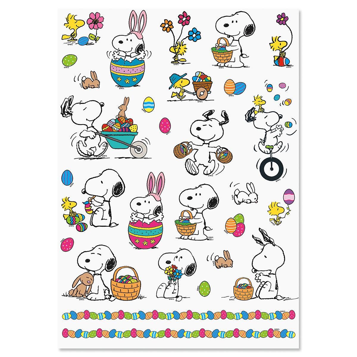 PEANUTS Easter Stickers Current Catalog