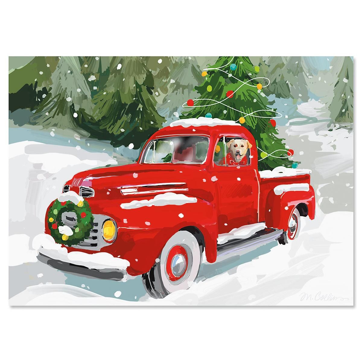 Red Truck Christmas Cards | Current Catalog