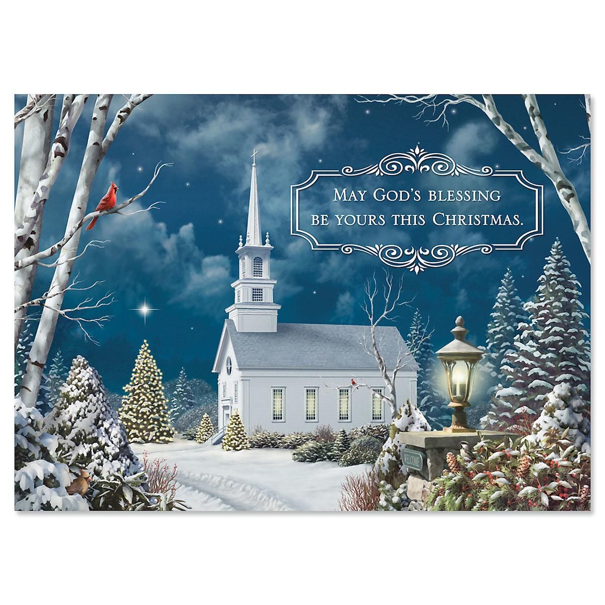 Holy Night Christmas Cards - Nonpersonalized