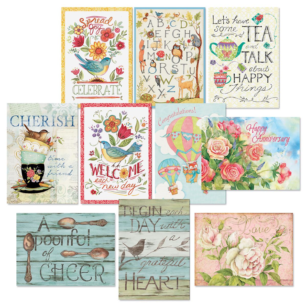 80-Card Mega All Occasion Greeting Cards Value Pack | Current Catalog