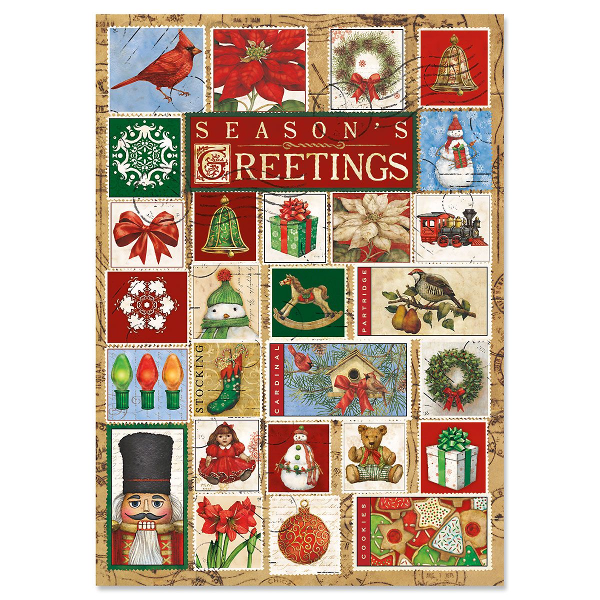 Christmas Stamps Christmas Cards Nonpersonalized