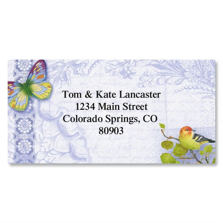 Exotic Prints Border Address Labels | Current Catalog