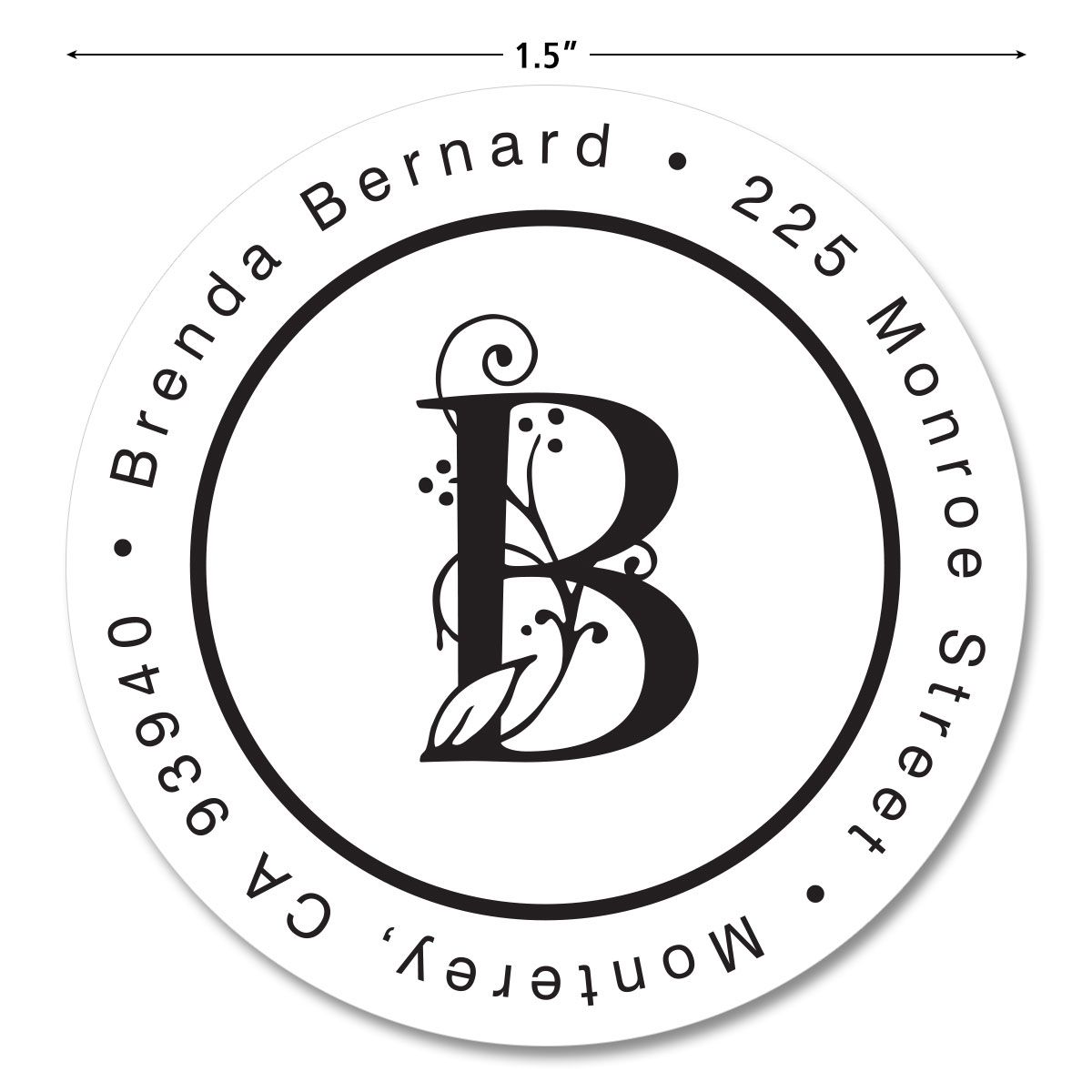 Formal Initial Round Address Label Current Catalog