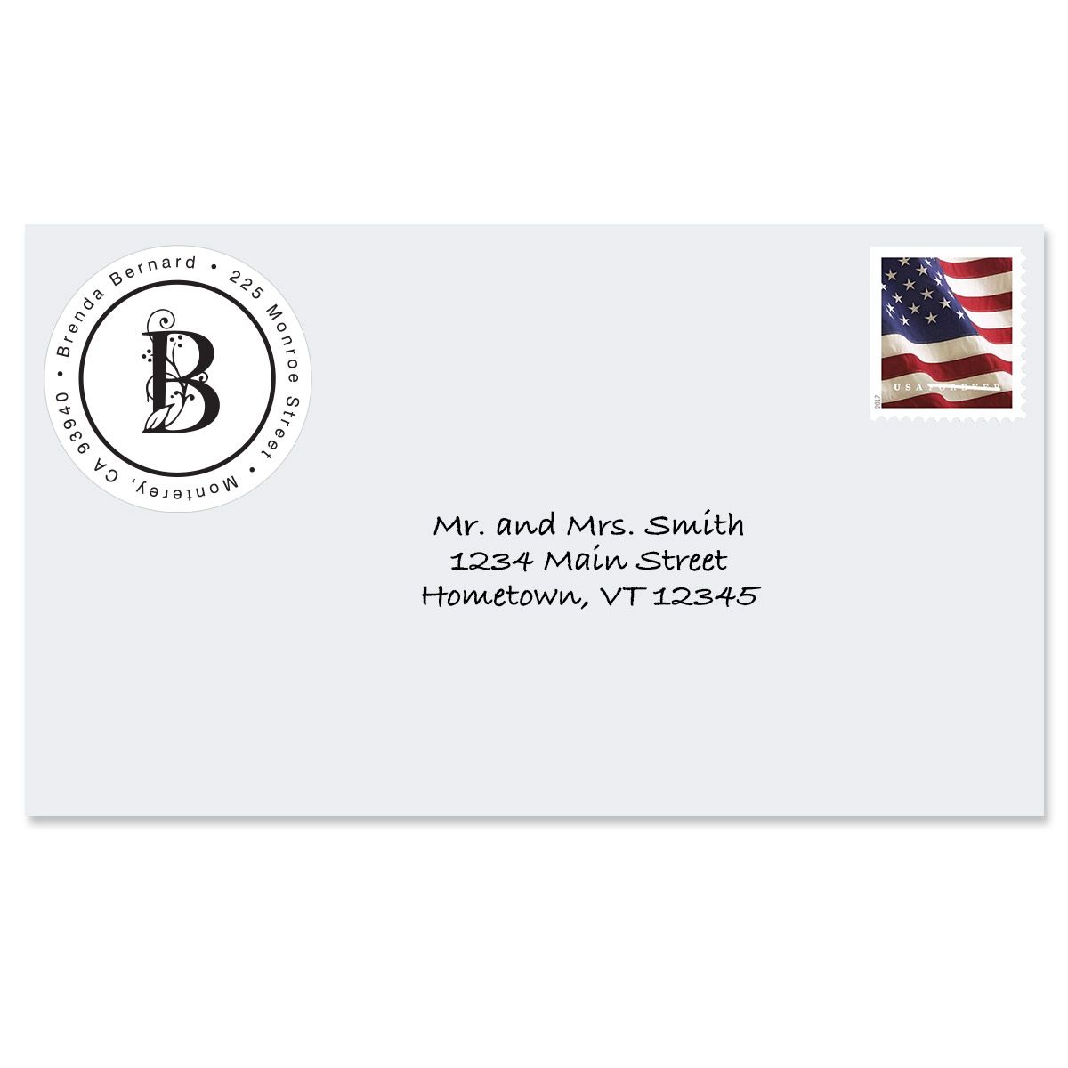 Formal Initial Round Address Label | Current Catalog