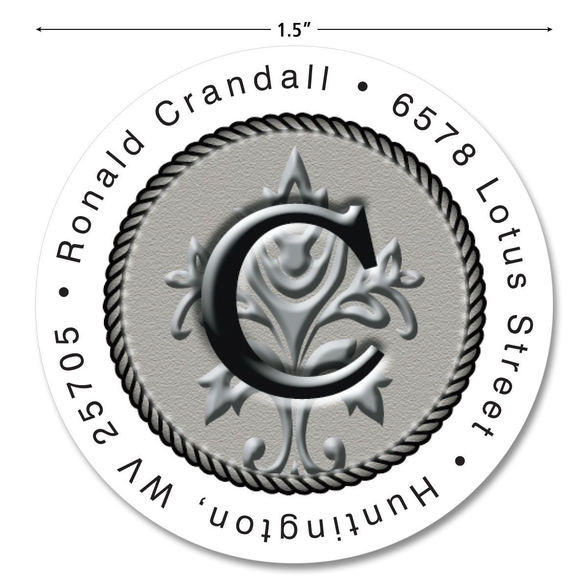 Round Address Emboss Current Catalog