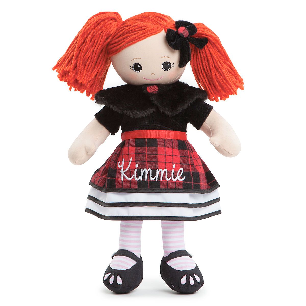 red haired rag doll