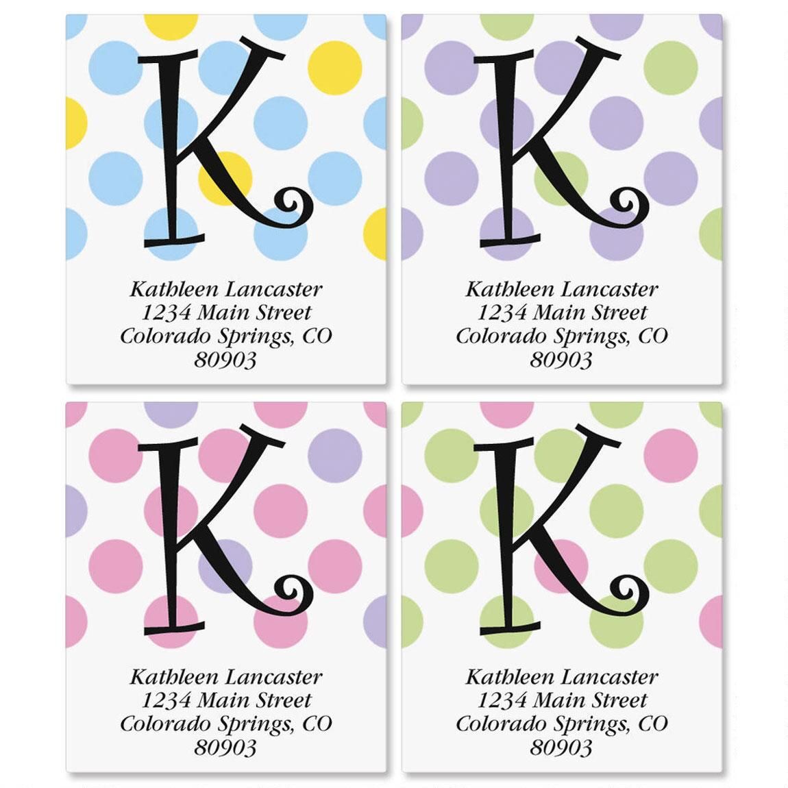 It's just a photo of Enterprising Polka Dot Mailing Labels It's just a graphic of Enterprising Polka Dot Mailing Labels