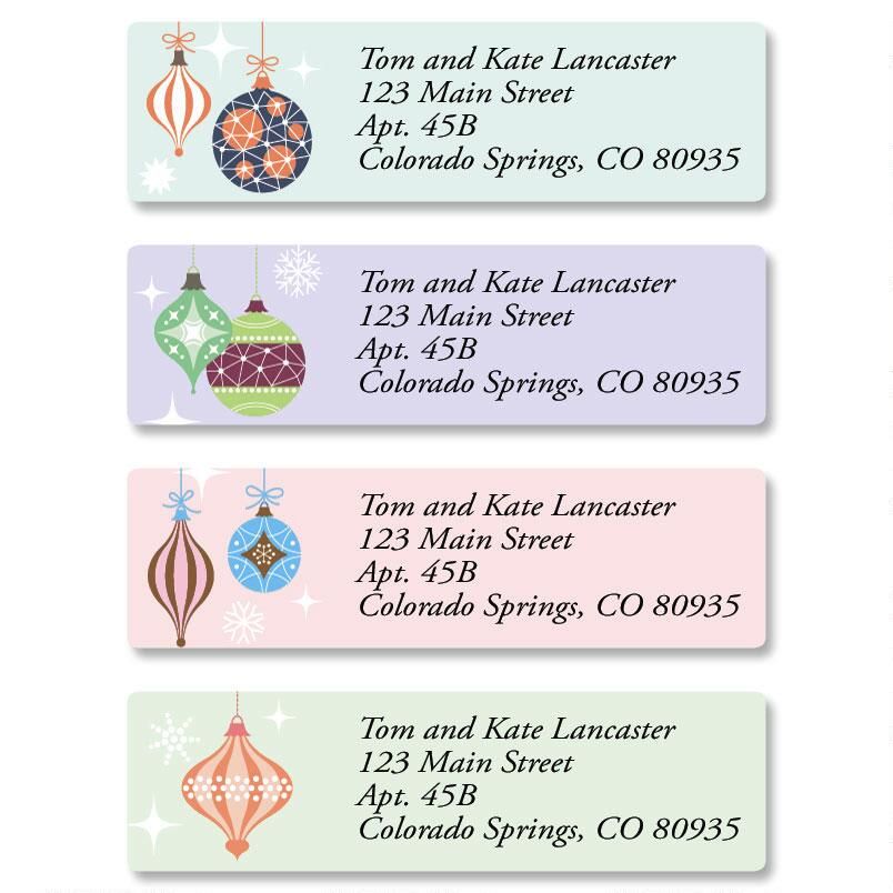 Ornamental Classic Address Labels Current Catalog