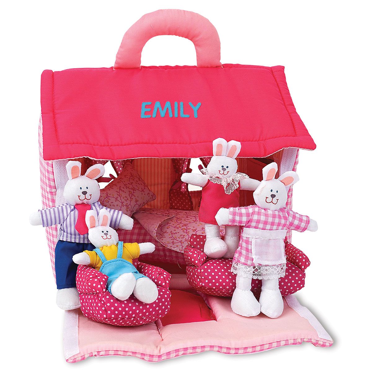 Kids Personalized The Bunny Family House