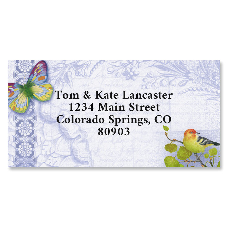 Exotic Prints Border Address Labels A585 | Current Catalog