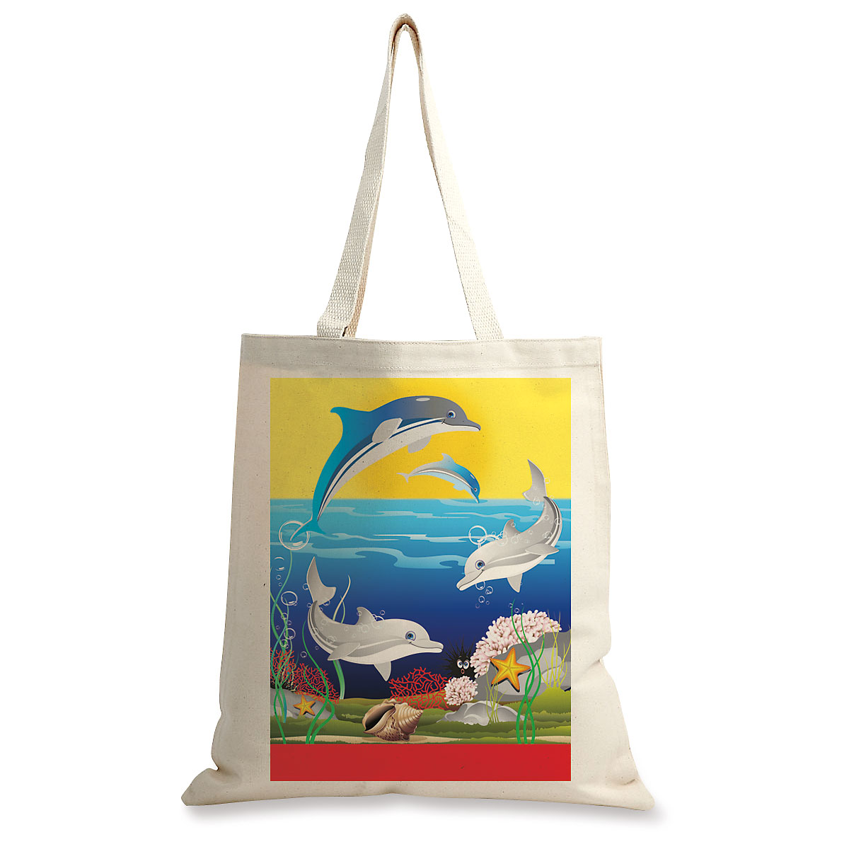 Dolphin Canvas Tote | Current Catalog