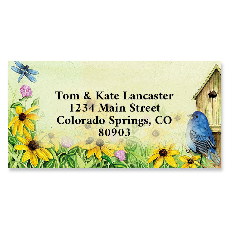 Friends Address Labels Sunflower & Friends Border Return Address Labels | Current Catalog