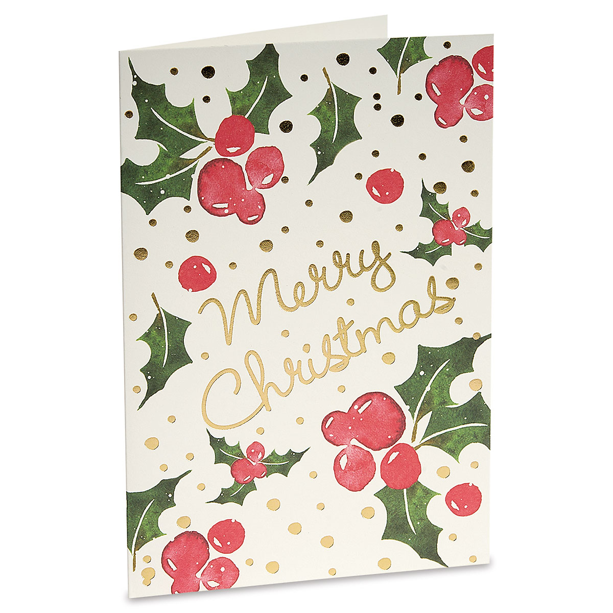 Golden Trimmings - Business Christmas/Holiday Cards - 25 Ct