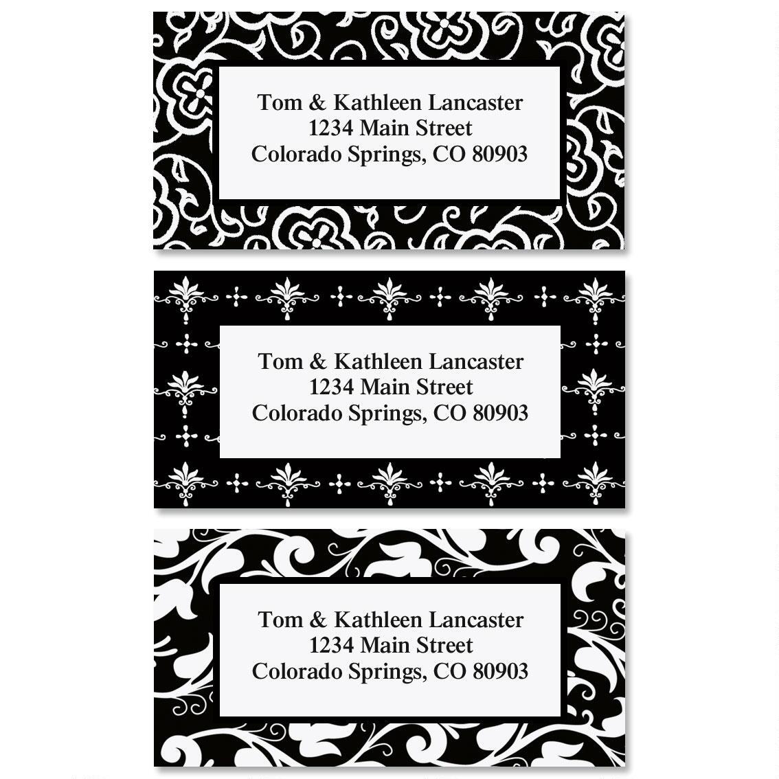 Black and White Address Label | Current Catalog