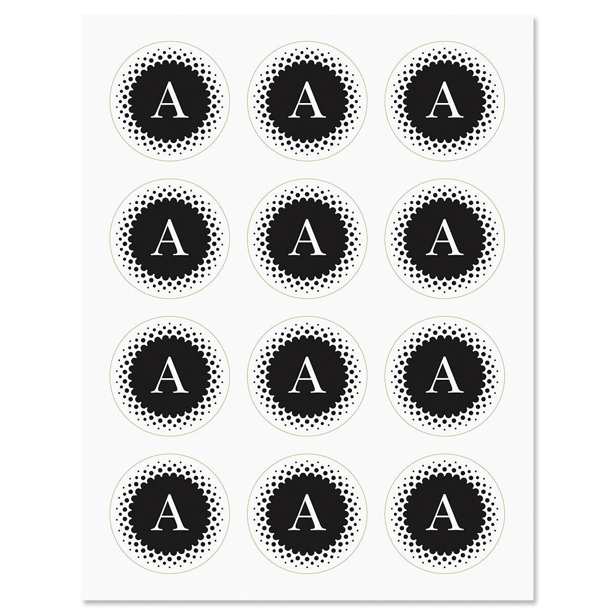 LV, sheet stickers monogrammes Color Black Size 30 cm x 25cm