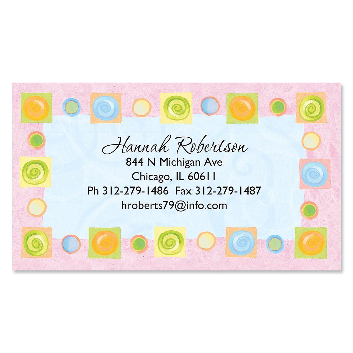 Border Blocks Business Cards | Current Catalog